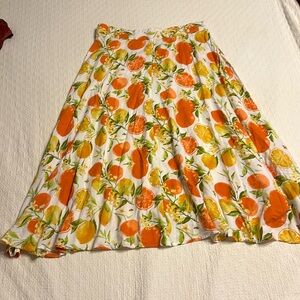 Super cute citrus maxi skirt